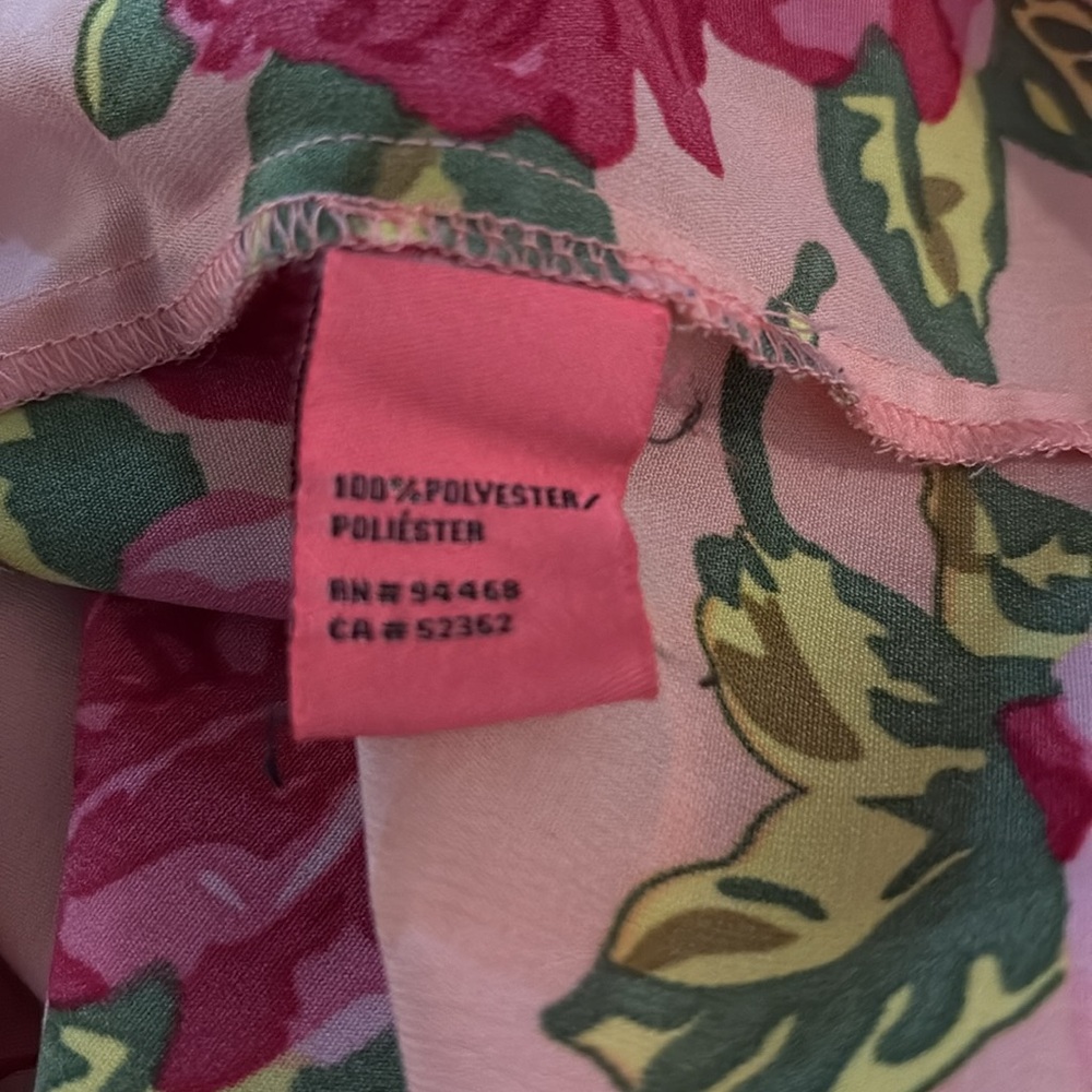 Vintage Betsey Johnson beautiful floral ‘80’s blouse w/ wrapped around tie. - Picture 13 of 13
